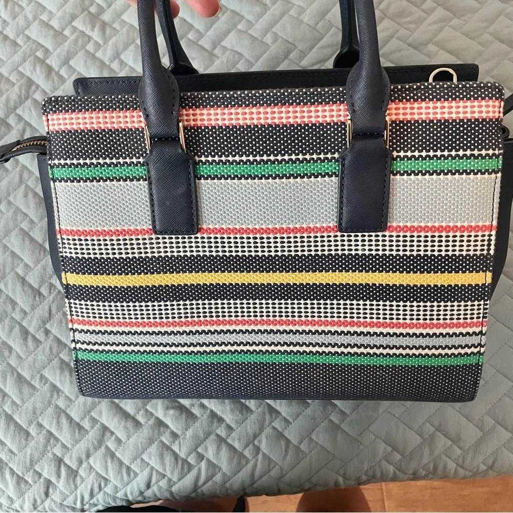 Kate Spade boardwalk stripe satchel - Picture 6 of 11